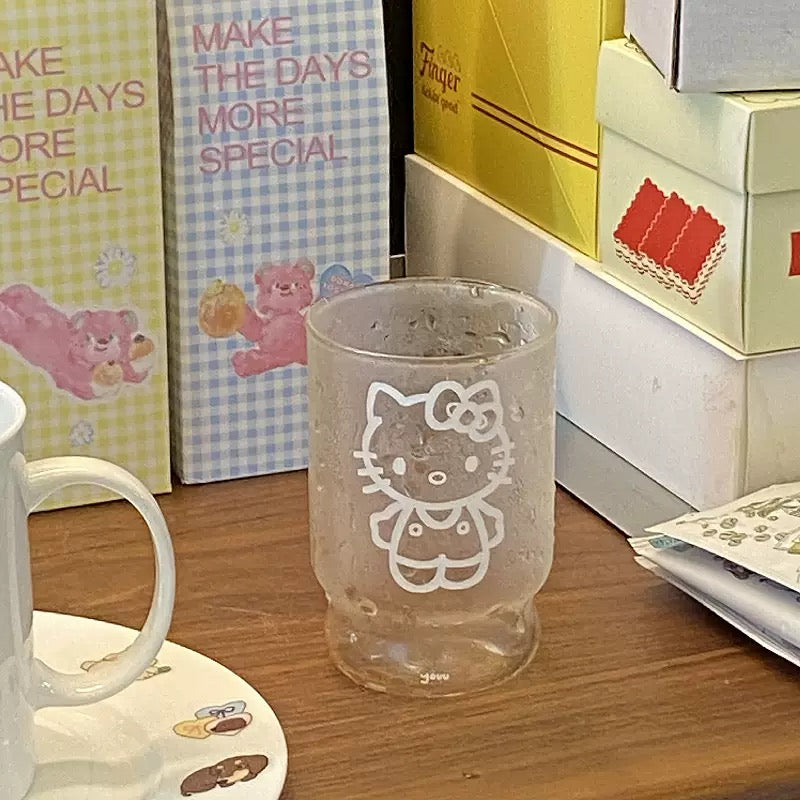 Cute Kitty Mini Glass Cup – 250ML