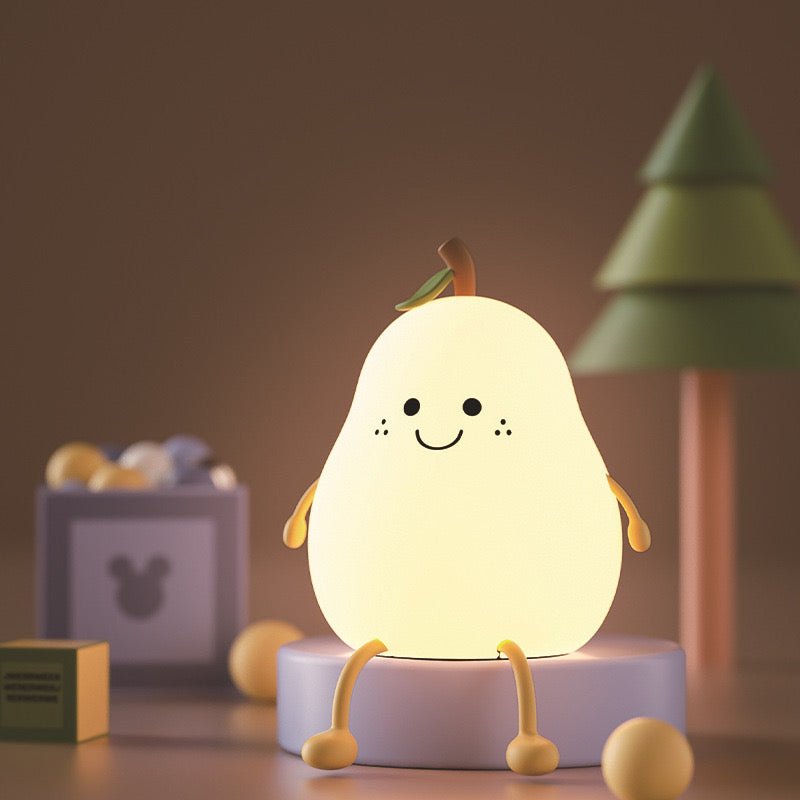 Adorable Pear Tap-on Night Light