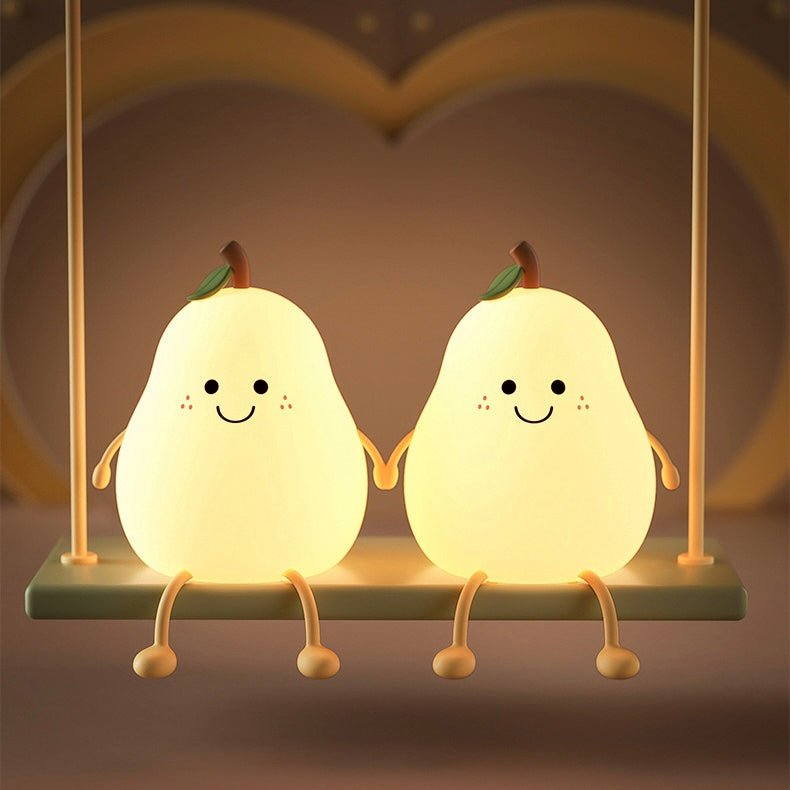 Adorable Pear Tap-on Night Light