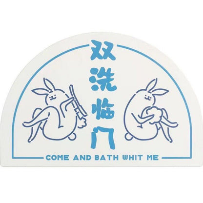 Bath with Me Bathroom Absorbent Mat - Size 50x80cm | Quick-Drying and Absorbent