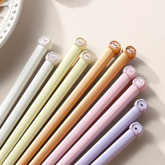 Cartoon Macaron-Colored Alloy Chopsticks