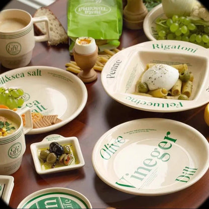 City Life Series Ceramic Dinnerware Set - Korean Designer’s Signature Collection