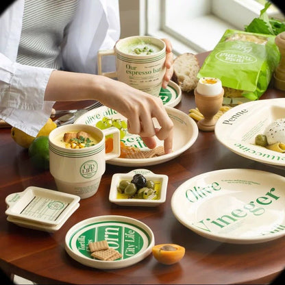 City Life Series Ceramic Dinnerware Set - Korean Designer’s Signature Collection