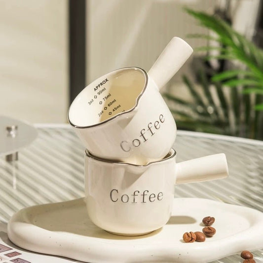 Coffee Ceramic Creamer, 90ML Capacity