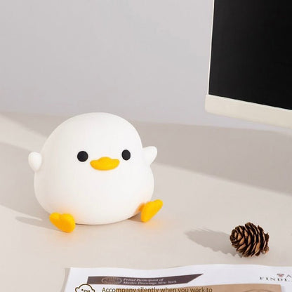 DoDo Duck Tap-on Night Light | Soft Silicone, USB Charging | Perfect Gift Ideas - Wuli Home