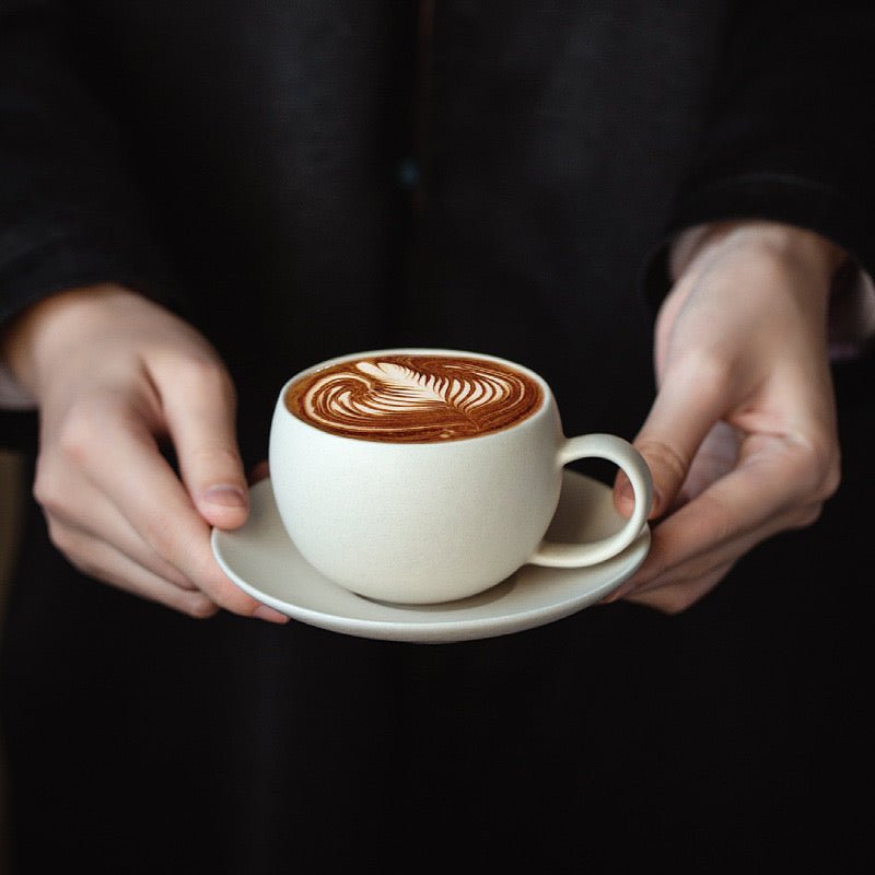 Handcrafted Matte Coffee Mug Set - Coarse Pottery | Artisanal Creation from Jingdezhen, 220ML Capacity - Wuli Home