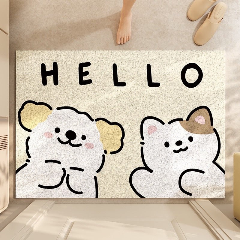 Hello Puppy Welcome Doormat-Two Size Available - Wuli Home