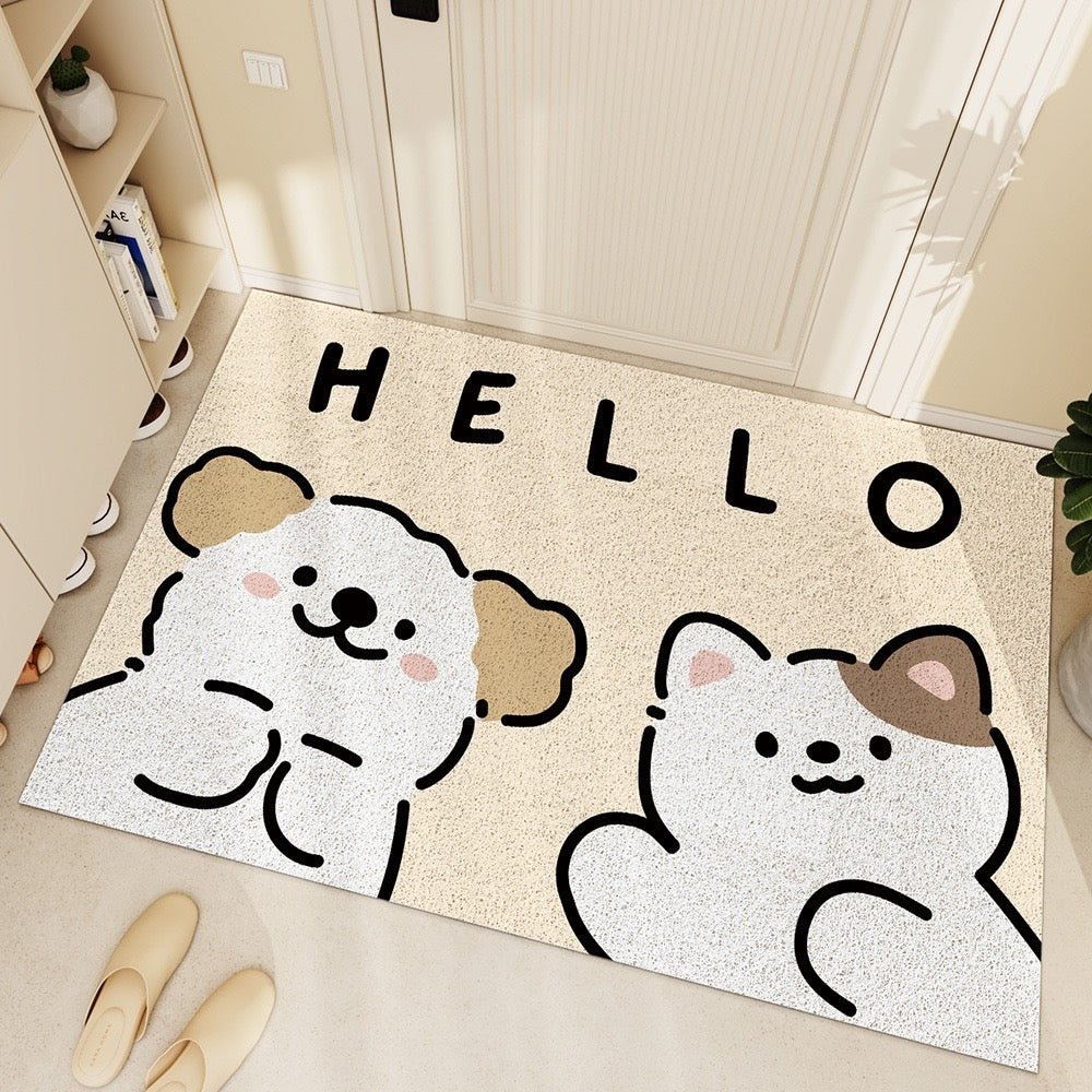 Hello Puppy Welcome Doormat-Two Size Available - Wuli Home