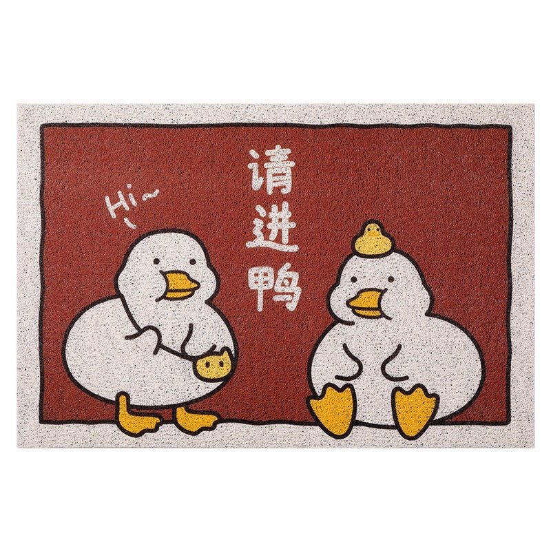 Hi Duck Please Come In Welcome Doormat-Two Size Available - Wuli Home