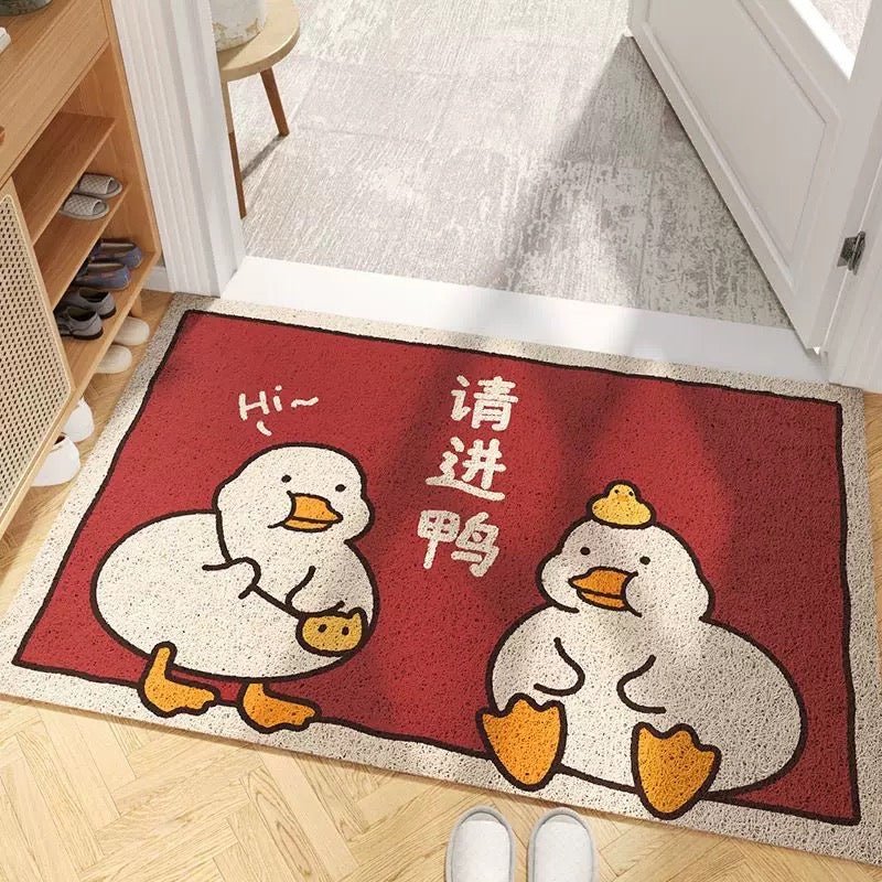 Hi Duck Please Come In Welcome Doormat-Two Size Available - Wuli Home