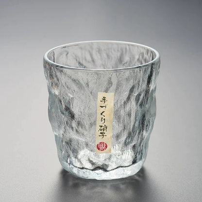 Japanese Glacier Whiskey Glass - Elegant Design, Tranquil Aesthetic, 300ML Capacity - Wuli Home