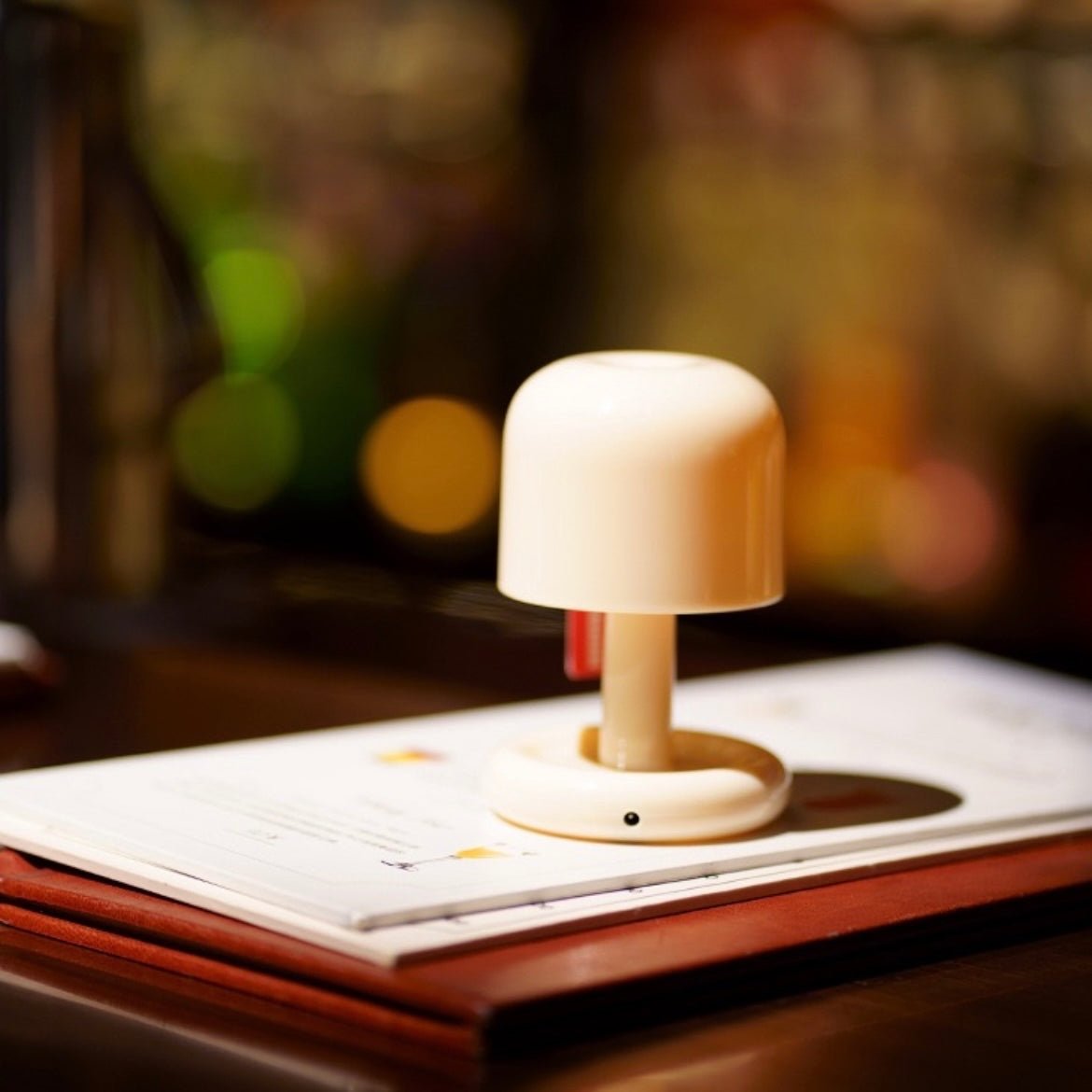 Mini Desk Lamp - The Tap-On Night Light | Auto Timer, USB Charging - Wuli Home