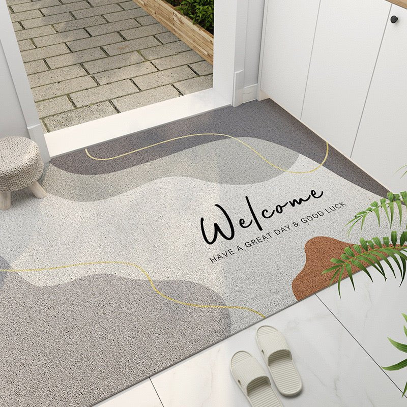 Morandi Grey-White Welcome Doormat - Two Sizes Available - Wuli Home