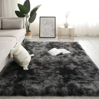 Plush Bedside Rug-Five Color Available - Wuli Home