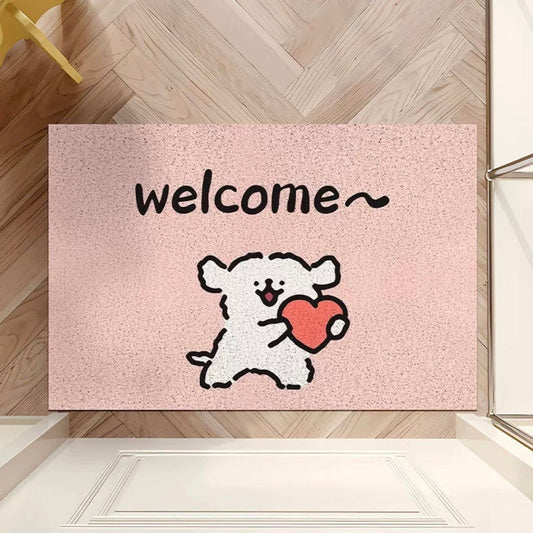 Puppy with Love Welcome Doormat - Size 60x90cm/80x120cm - Wuli Home