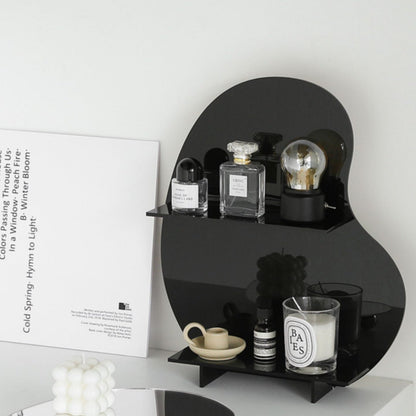 Sleek Black Minimalist Acrylic Display Shelf - Wuli Home