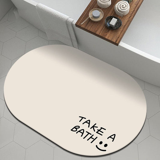 Take a Bath Bathroom Absorbent Mat - Two Sizes Available - Wuli Home